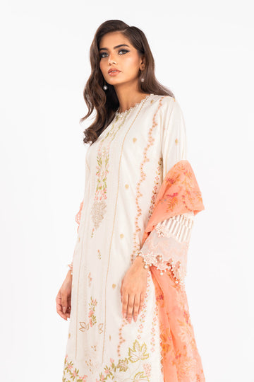 Alkaram Studio EC-14-24-Off-white Online Shopping